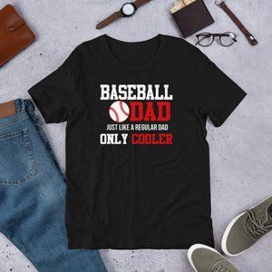 Fathers Day Gift - Baseball Dad T Shirt